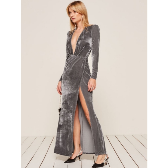 Long Sleeve Maxi Dress Xs 